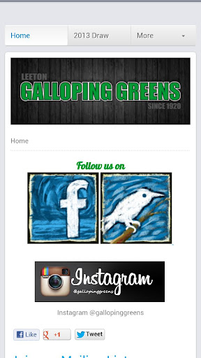 Galloping Greens