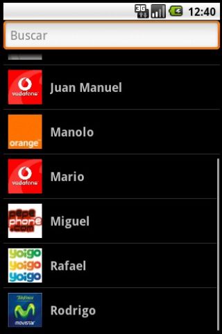 Android application Whats Operator screenshort