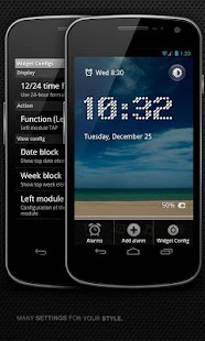 Download Alarm clock. widget. digital. APK