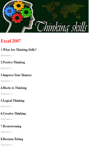 Thinking Skills