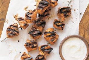 Chicken Kabobs with Tandoori Spices