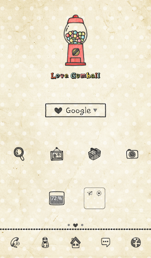 Love Gumballs dodol theme