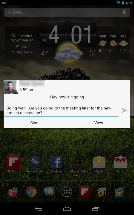 Cloud SMS - Easy Tablet SMS! - screenshot