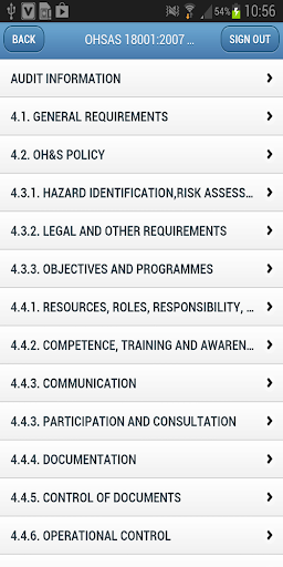 Gap Risk Analysis-OHSAS18001