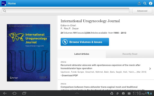 Int'l Urogynecology Journal