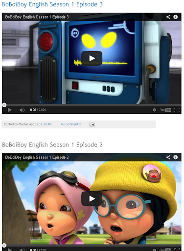 【免費媒體與影片App】boboiboy english free video-APP點子