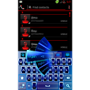 GO Keyboard Blue Neon Theme mobile app icon