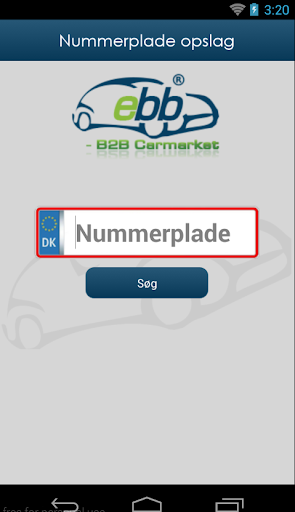 Nummerpladeopslag ebb.dk