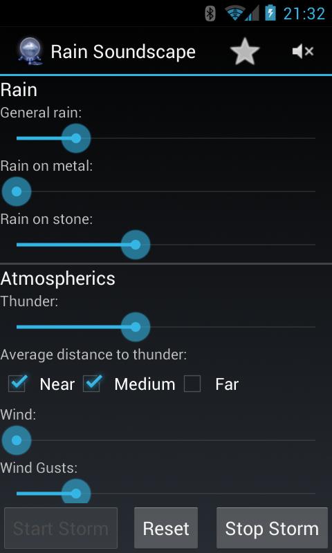 Rain Soundscape Screen 1