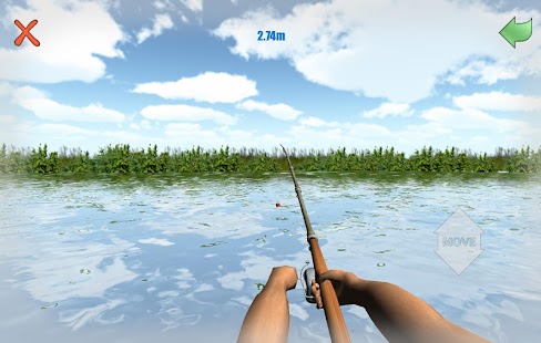 Fishing 3D Simulator. River