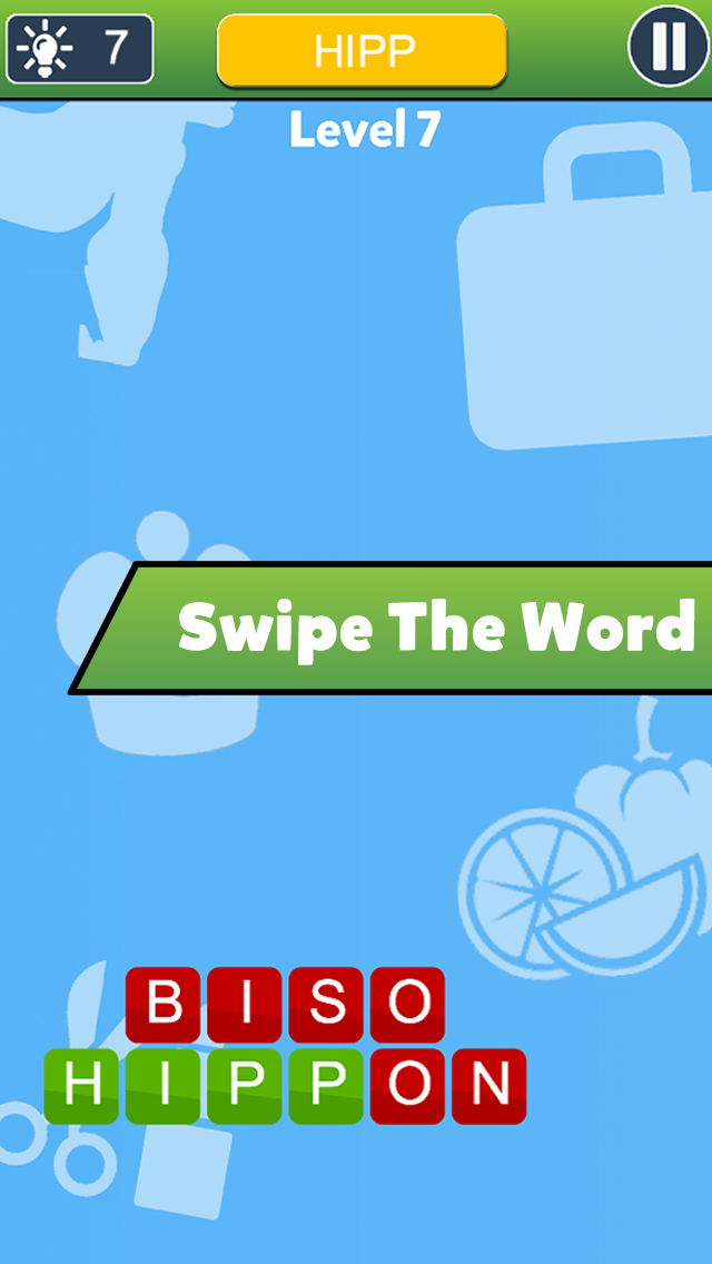 Swipe The Words Screen 2