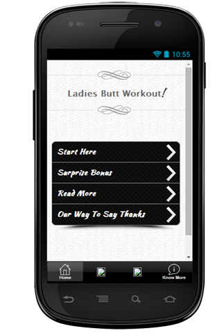 Ladies Butt Exercise Guide