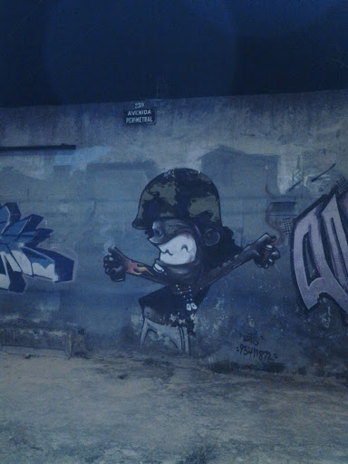 Graffiti Soldado Guerrilha