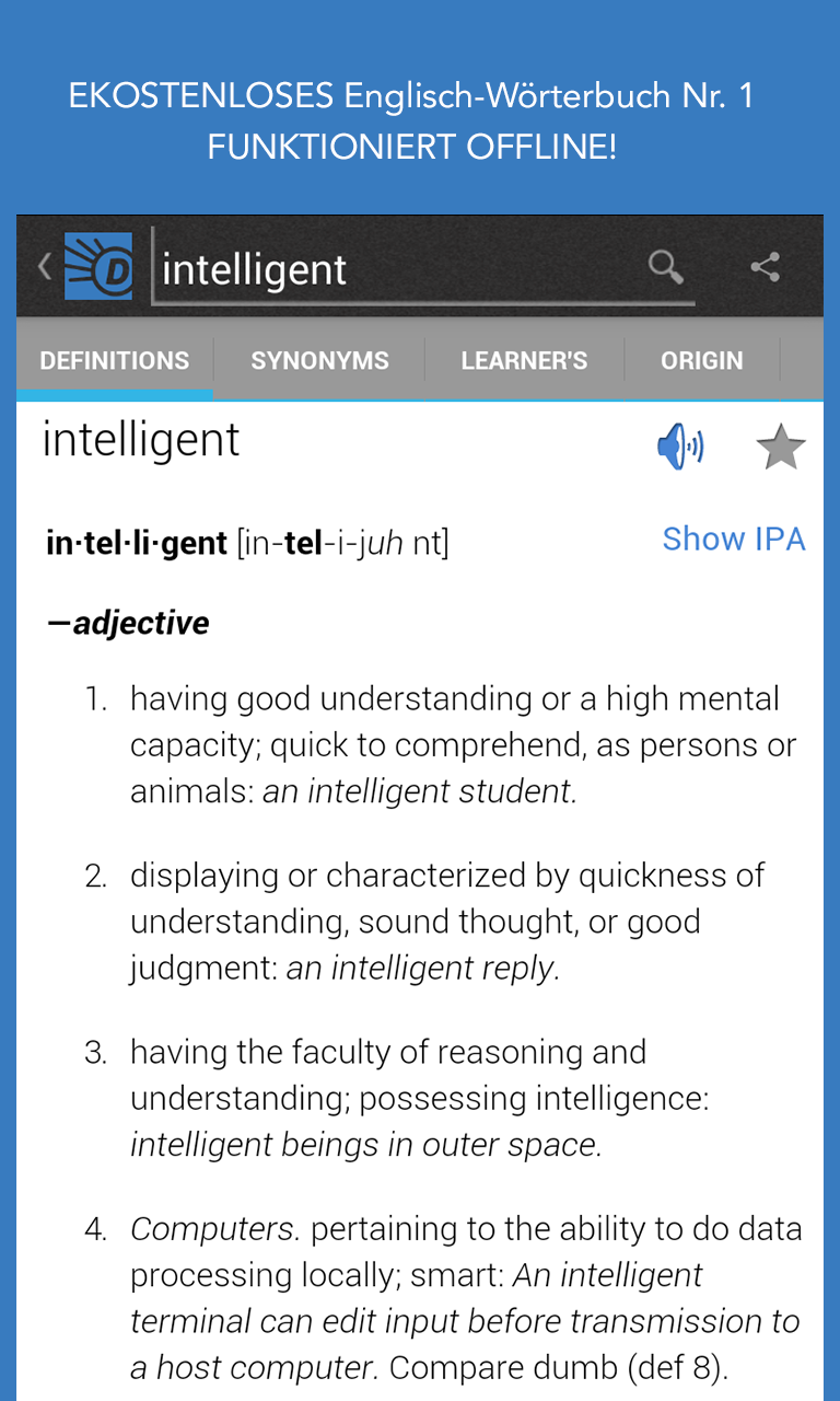 Dictionary.com Screen 3