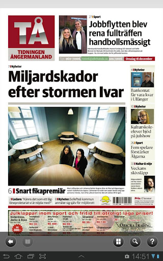 【免費新聞App】Tidningen Ångermanland e-tidn-APP點子