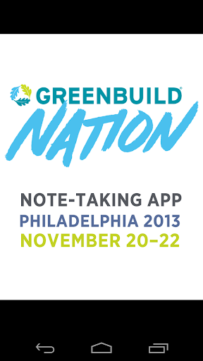 Note Taking: Greenbuild 2013