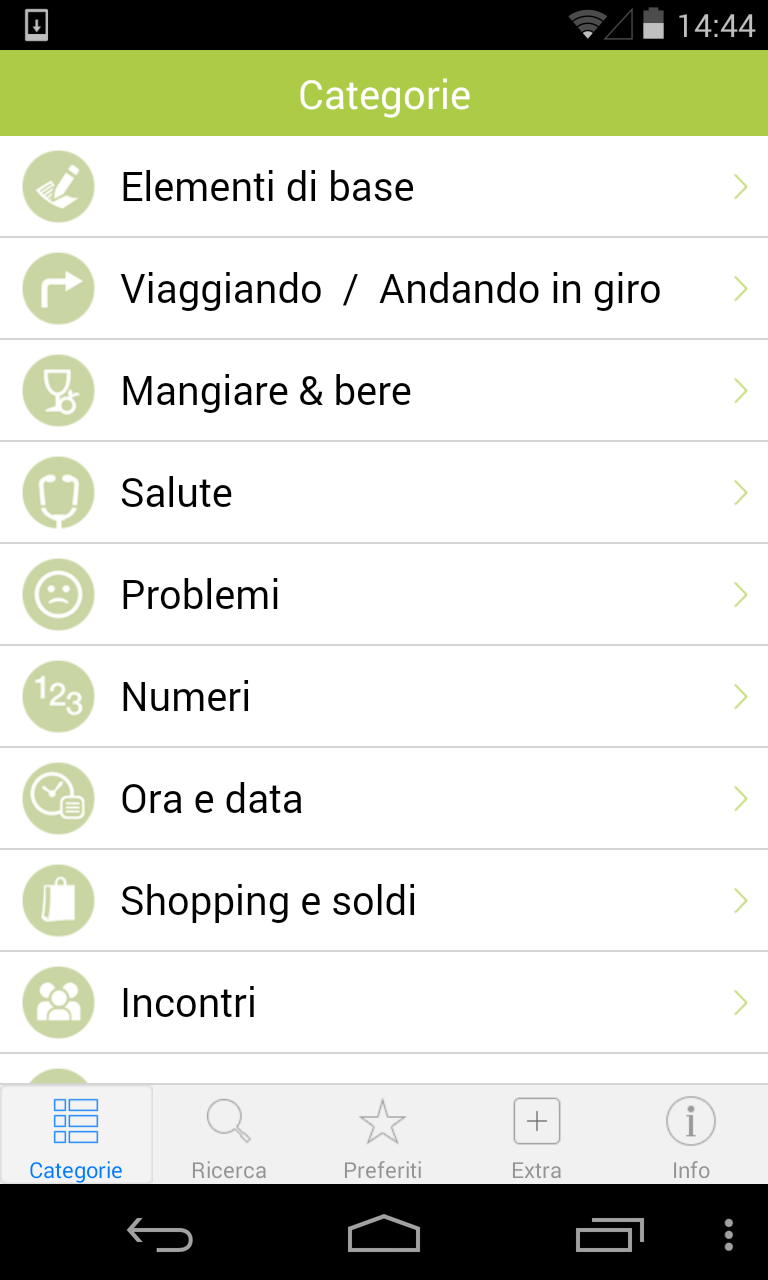 Android application Spanish Translation with Audio screenshort