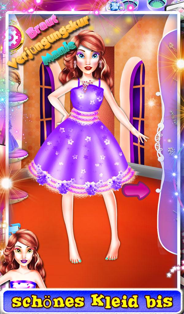 Android application Wedding Bride Makeover Mania screenshort