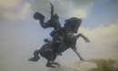 Man On Horse Statue