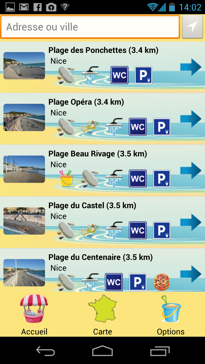 Plages et criques en France Screen 2