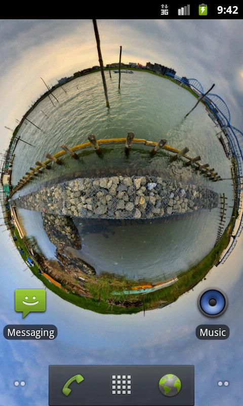 Panorama Live Wallpaper Screen 2