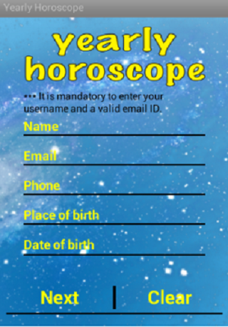 Yearly Horoscope 2015