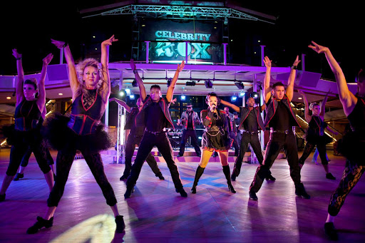 Celebrity_Silhouette_Rox - Celebrity Silhouette plays host to high-energy stage shows to keep you entertained during the evening.