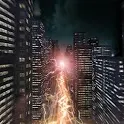 The Red Flashing Run LWP icon