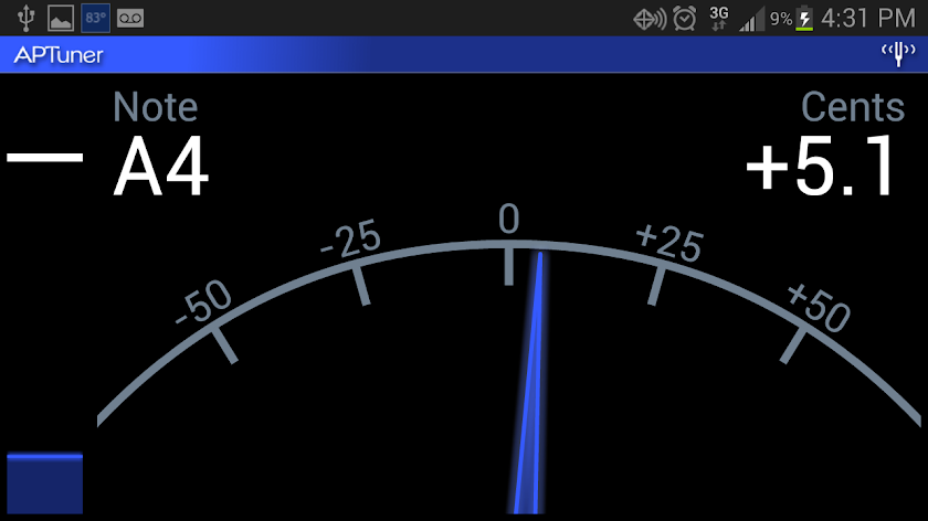 APTuner - Chromatic Tuner Screen 2
