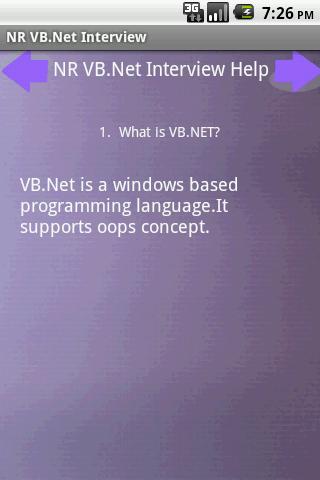 NR VB.Net Interview Questions