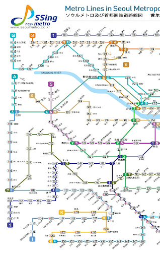 首尔及首都圈路线图