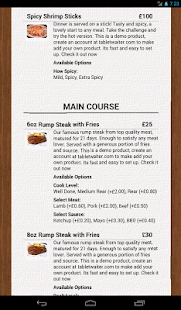Tablet Waiter Lite Screenshots 5