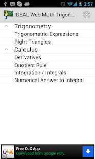 IDEAL Web Math Trig/Calculus Screenshots 11