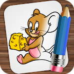 Cover Image of Download Drawing Cartoons Heroes 1.02 APK