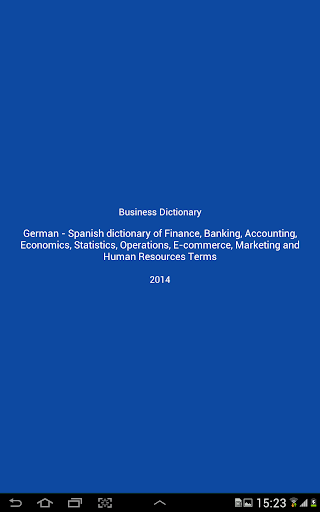 【免費書籍App】Business Dictionary Lite De Sp-APP點子