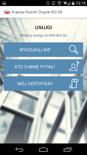 Download Aplikacja mobilna KRD BIG SA APK for Android