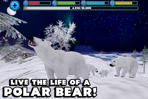 Android application Polar Bear Simulator screenshort