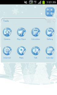download Sticker Go launcher theme free