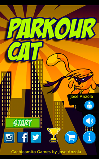 【免費街機App】Parkour Cat-APP點子