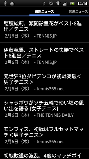 テニスニュース