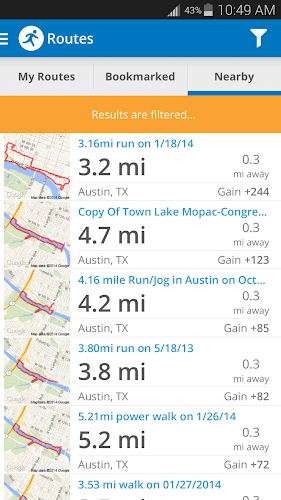Run with Map My Run +-screenshot