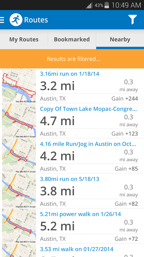   Run with Map My Run + – Capture d'écran 