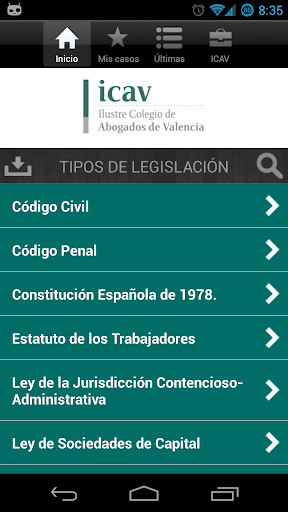 iCav: Leyes 2013