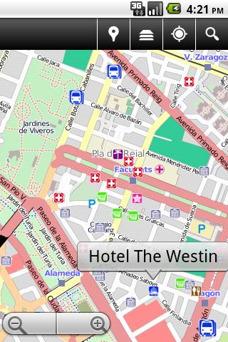 Android application Rio de Janeiro NOMADA Maps screenshort