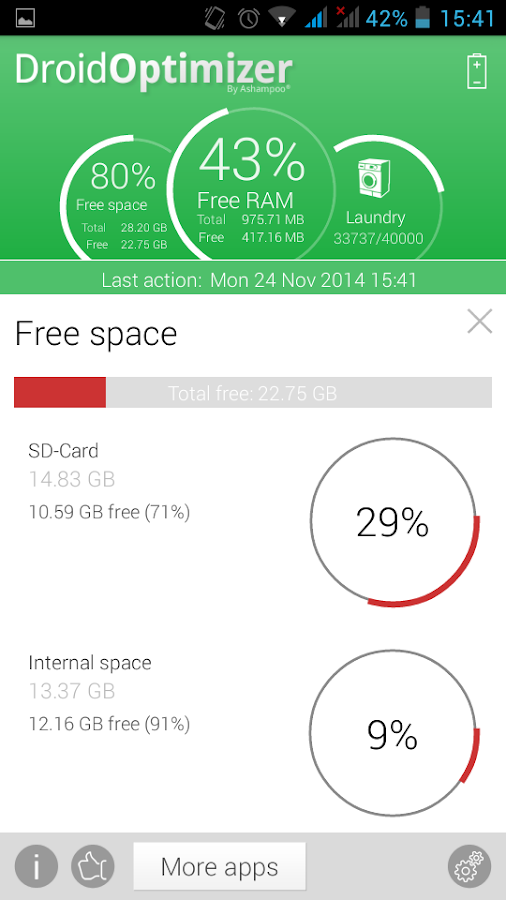    Droid Optimizer- screenshot  