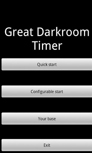 Great Darkroom Timer