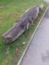 Wooden Croc