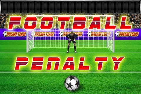 Android application Football penalty. Shots on goal. screenshort