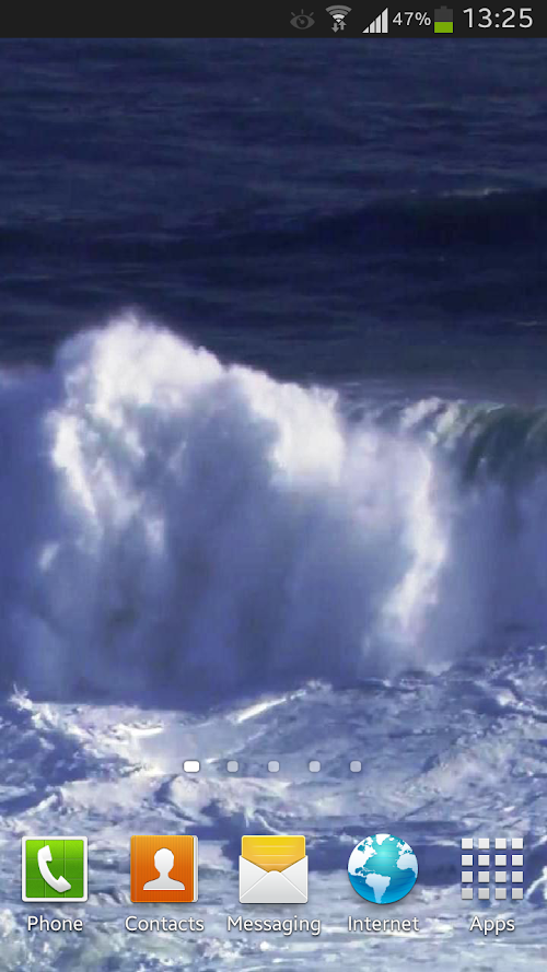 Android application Ocean Waves Live Wallpaper HD3 screenshort