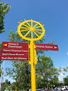 Wagon Wheel Sign 